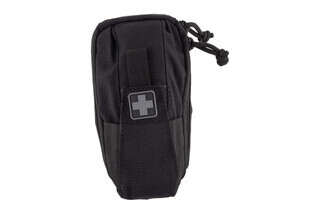 North American Rescue ROO- M-FAK Mini First Aid Kit with Combat Gauze LE has a black 500 denier nylon bag